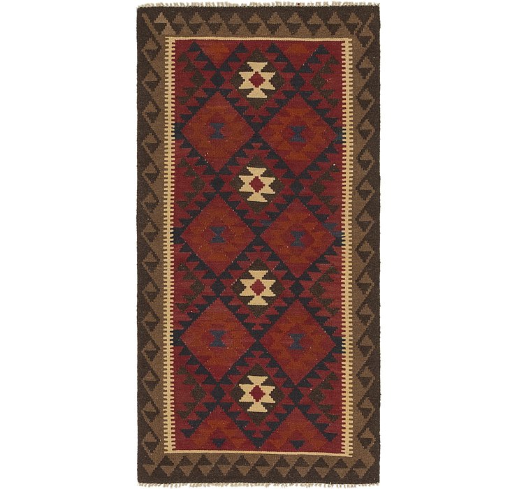3' 2 x 6' 4 Kilim Maymana Runner Rug