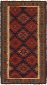 105cm x 190cm Kilim Maymana Runner Rug