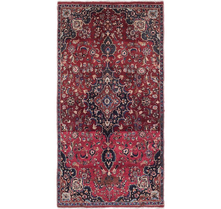 4' x 7' 10 Mashad Persian Runner Rug