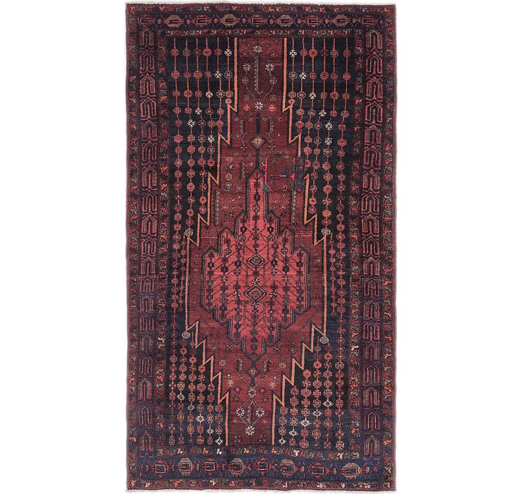 4' x 7' 9 Mazlaghan Persian Runne...