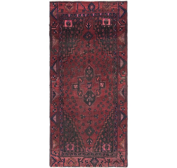4' 5 x 9' 2 Mazlaghan Persian Runne...