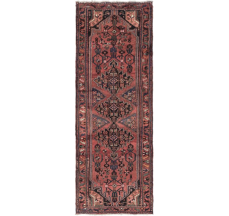 3' 5 x 9' 8 Hamedan Persian Runner ...