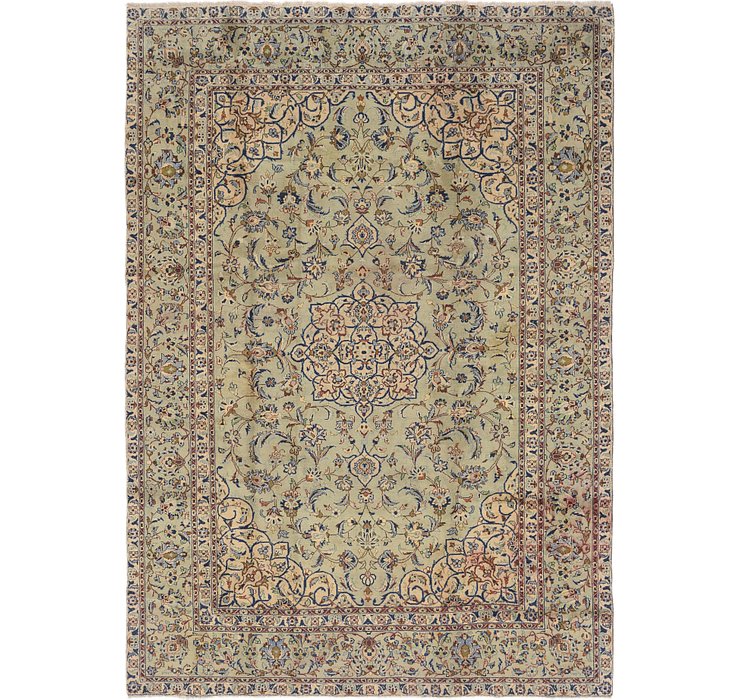 8' x 11' Kashan Persian Rug