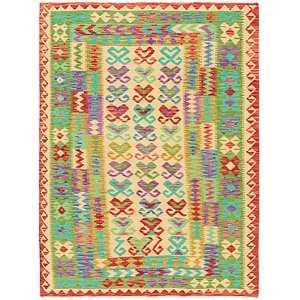 5' 5 x 7' 4 Kilim Maymana Rug