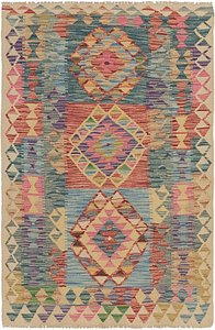 3' 2 x 5' Kilim Maymana Rug