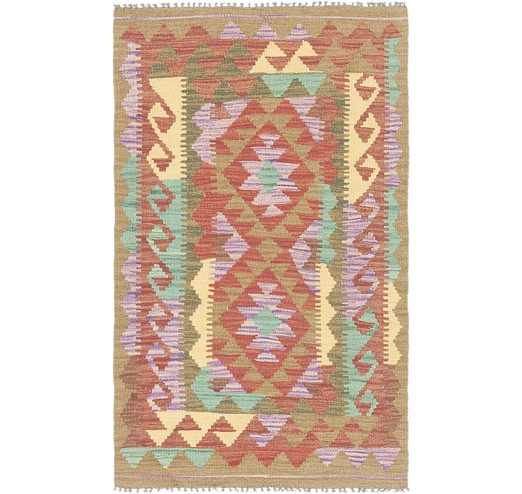 2' 6 x 4' 2 Kilim Maymana Rug