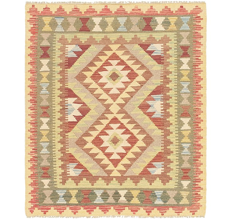 97cm x 115cm Kilim Maymana Rug