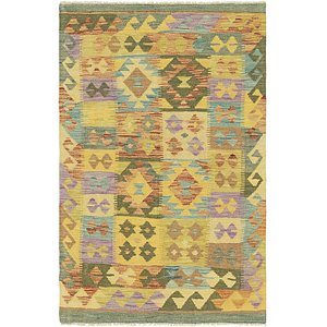 3' x 4' 9 Kilim Maymana Rug