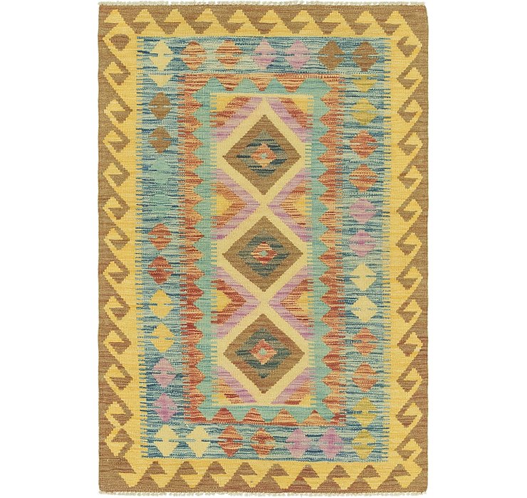 3' 2 x 4' 10 Kilim Maymana Rug
