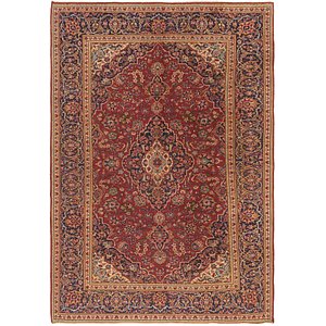 6' 8 x 9' 9 Kashan Persian Rug