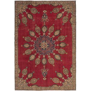 Unique Loom 7' x 10' 7 Tabriz Persian Rug