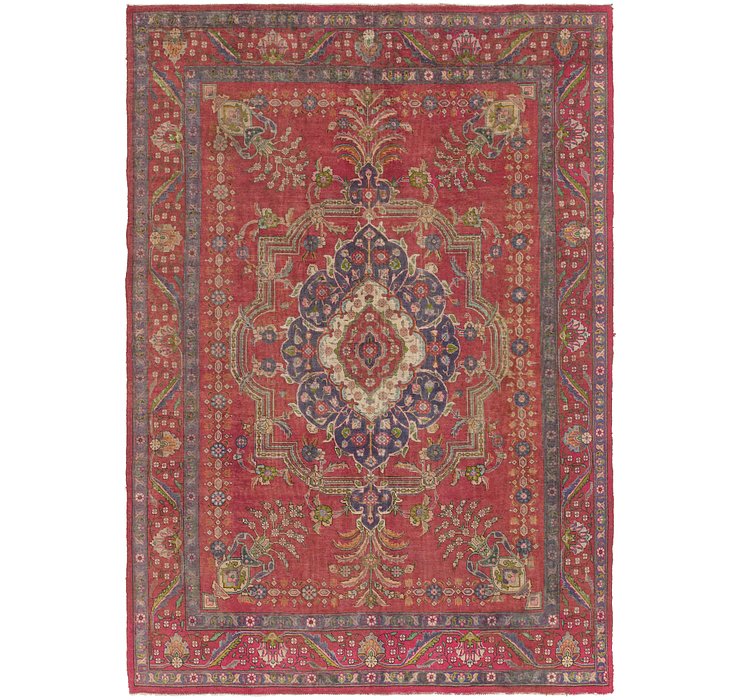 8' x 11' 6 Tabriz Persian Rug