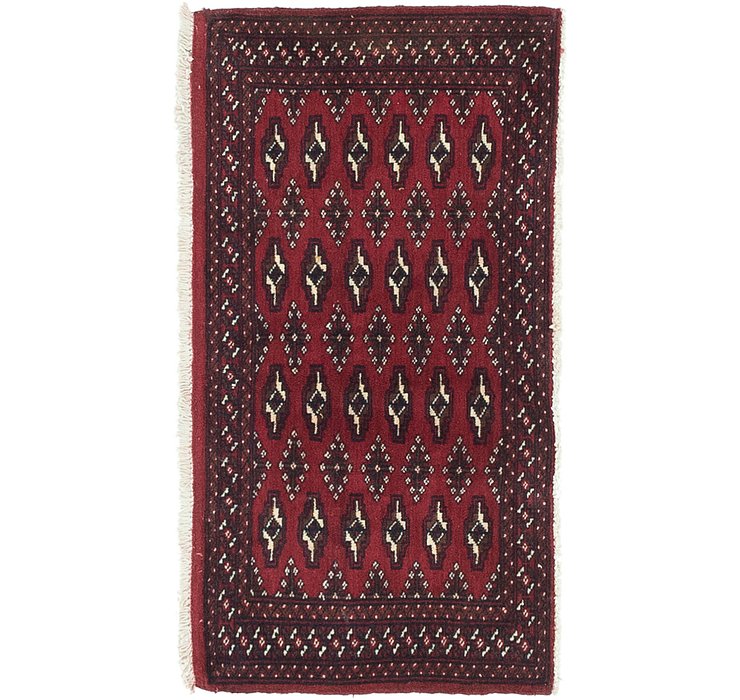 HandKnotted 1' 10 x 3' 6 Torkaman Persian Rug