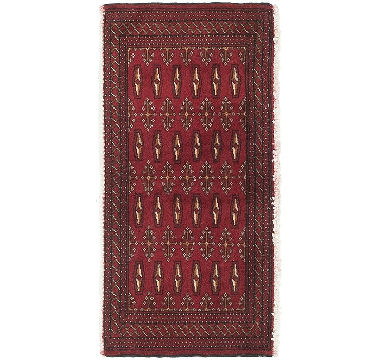 1' 7 x 3' 3 Torkaman Persian Rug