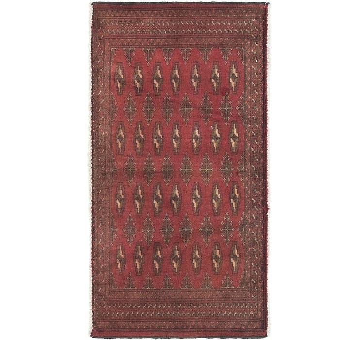 1' 9 x 3' 5 Torkaman Persian Rug
