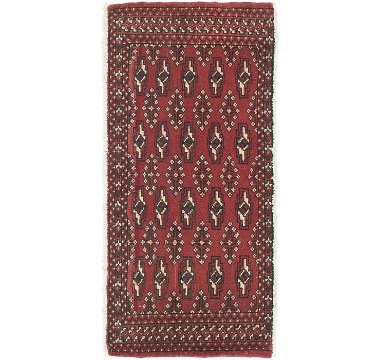 1' 7 x 3' 5 Torkaman Persian Rug