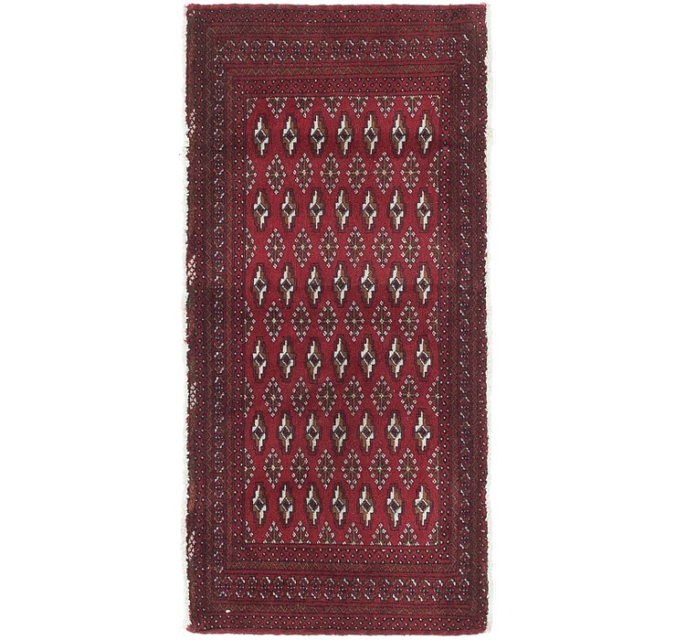 2' 2 x 4' 5 Torkaman Persian Runner...