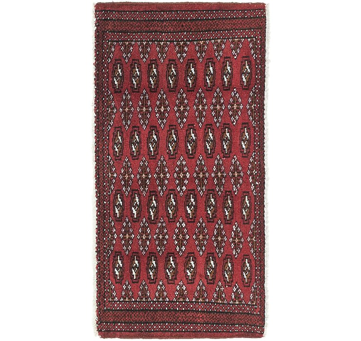 1' 9 x 3' 7 Torkaman Persian Rug