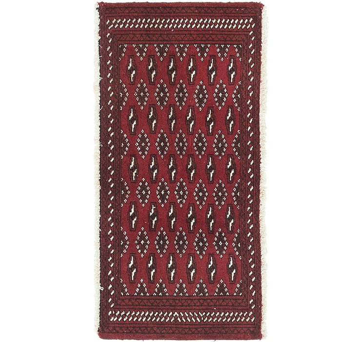 1' 8 x 3' 4 Torkaman Persian Rug