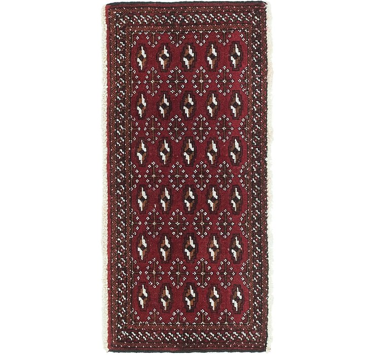 1' 7 x 3' 6 Torkaman Persian Rug
