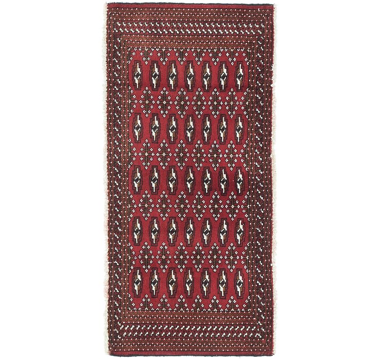 2' 2 x 4' 5 Torkaman Persian Runner...