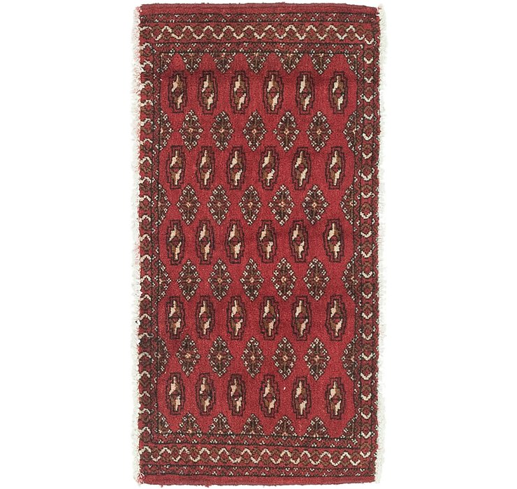 1' 8 x 3' 4 Torkaman Persian Rug