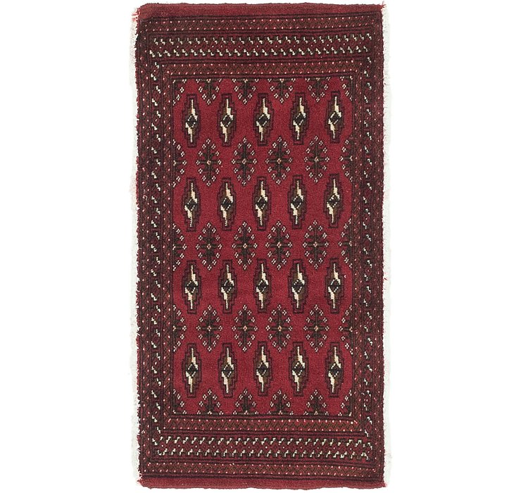 HandKnotted 1' 8 x 3' 4 Torkaman Persian Rug