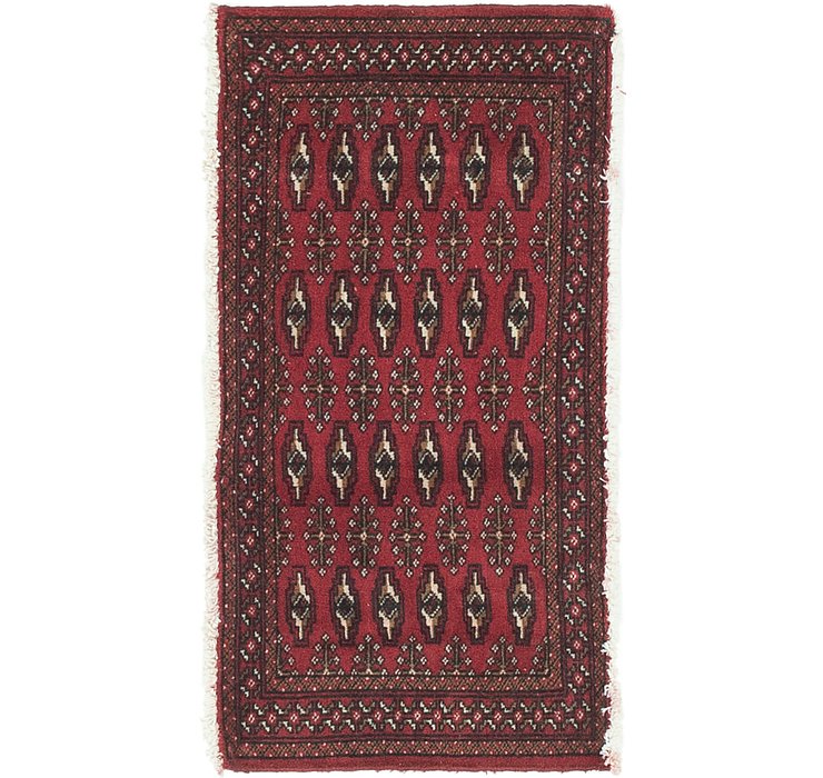 1' 7 x 3' 3 Torkaman Persian Rug