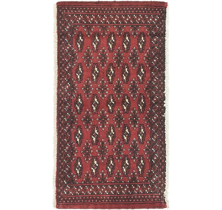 1' 9 x 3' 5 Torkaman Persian Rug