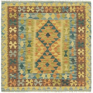 3' x 3' Kilim Maymana Square Rug