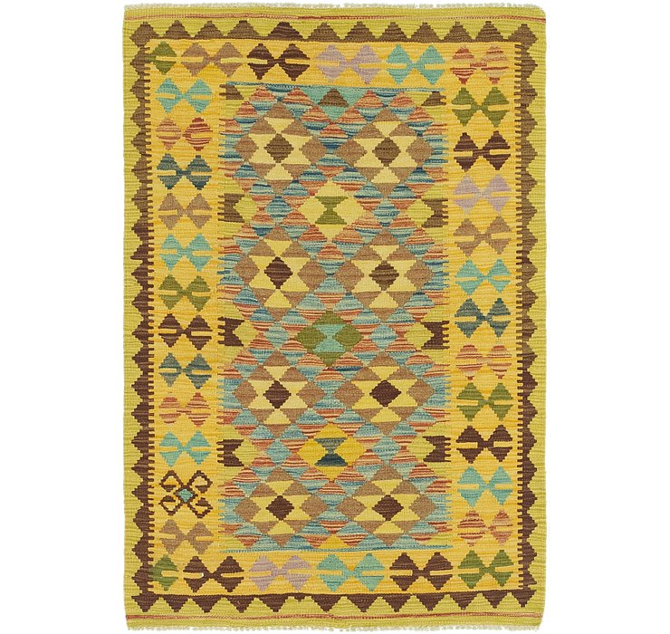 3' 4 x 5' Kilim Maymana Rug