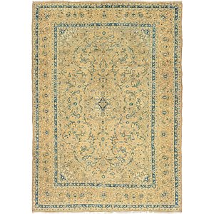 9' 6 x 13' 2 Kashan Persian Rug