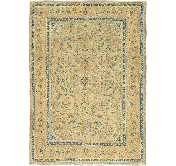 9' 6 x 13' 2 Kashan Persian Rug