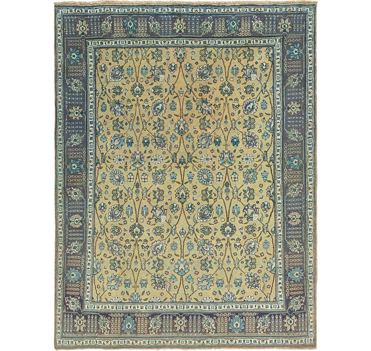 9' 10 x 12' 7 Tabriz Persian Rug