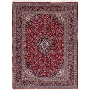 HandKnotted 9' 8 x 13' Kashan Persian Rug