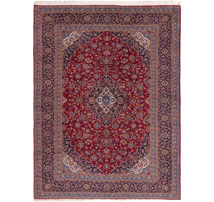 HandKnotted 9' 8 x 13' Kashan Persian Rug