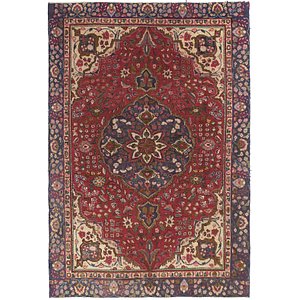 Unique Loom 6' 3 x 9' 3 Tabriz Persian Rug