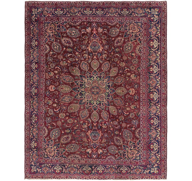 9' 9 x 12' 3 Mashad Persian Rug