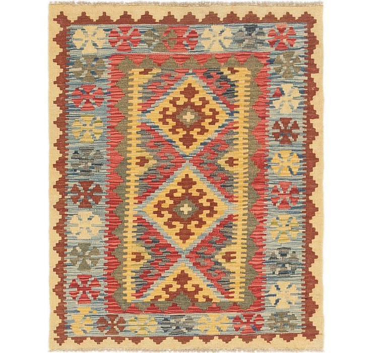 3' x 3' 9 Kilim Maymana Square Rug