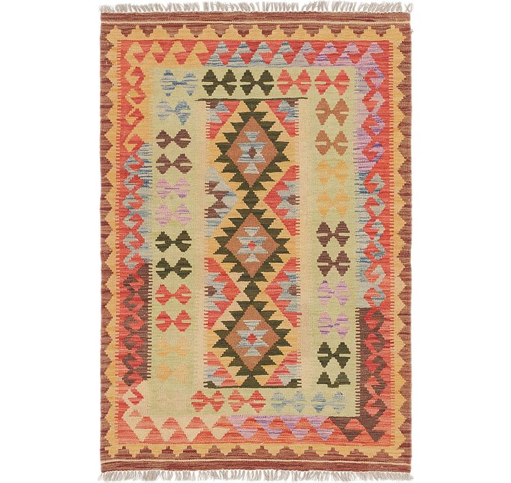 3' 6 x 5' 2 Kilim Maymana Rug