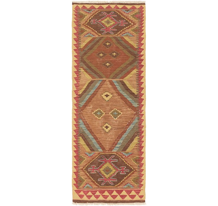 2' 2 x 6' 6 Kilim Maymana Runner Rug