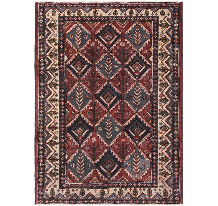 HandKnotted 5' x 6' 10 Bakhtiar Persian Rug
