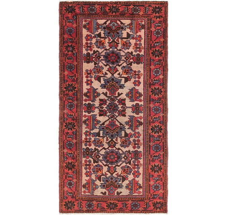 3' 8 x 7' Shiraz Persian Runner Rug
