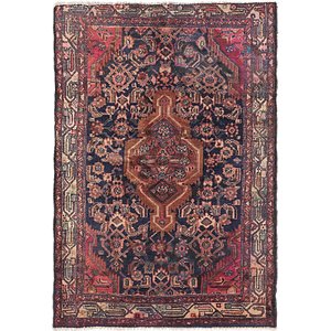 2' 6 x 5' Mazlaghan Persian Rug