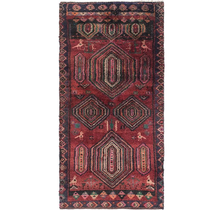 3' 3 x 6' 6 Hamedan Persian Runner ...