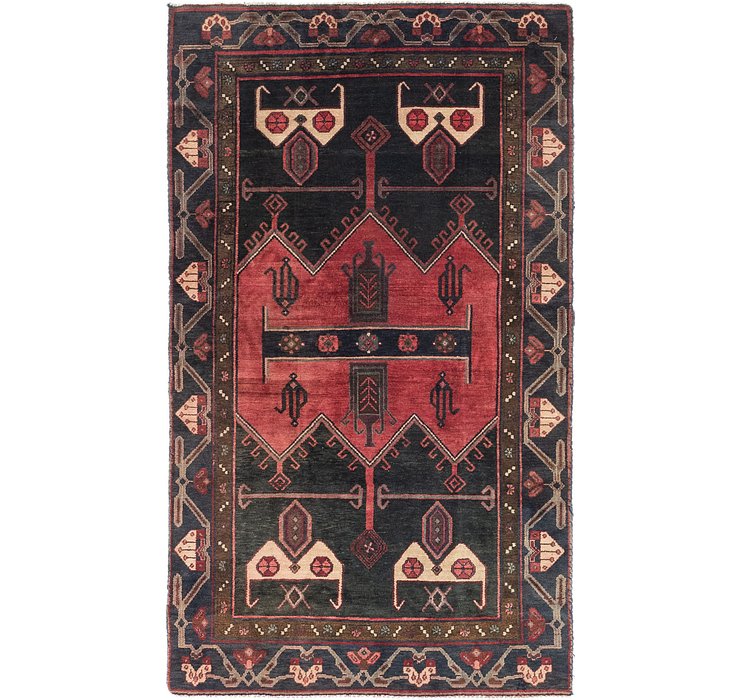 4' 2 x 7' 2 Sirjan Persian Rug