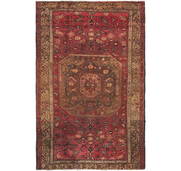 4' x 6' 6 Shiraz Persian Rug