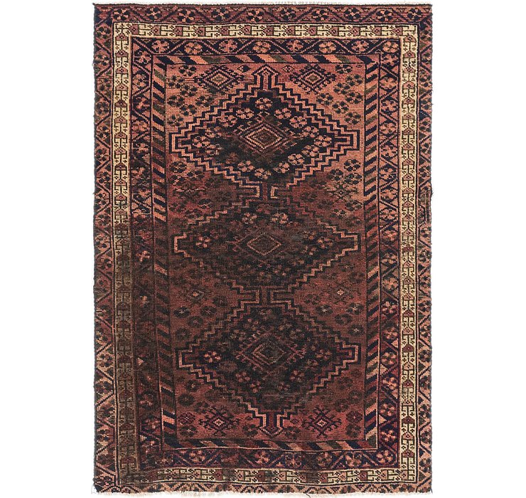 4' x 5' 9 Shiraz Persian Rug