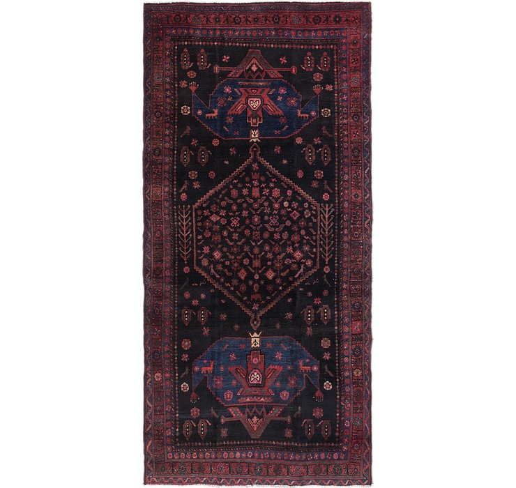 4' 9 x 9' 9 Sirjan Persian Runner Rug