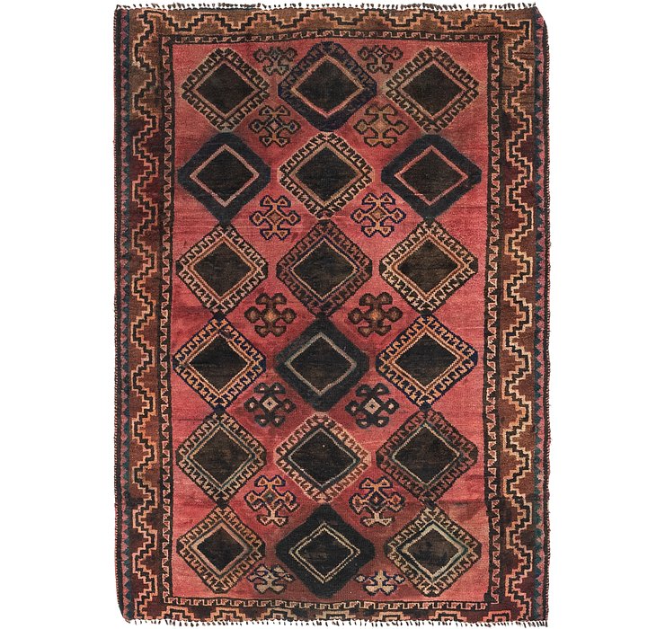 4' 7 x 6' 9 Shiraz Persian Rug